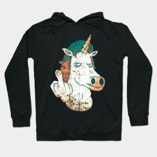 Middle Finger Unicorn Angry Hoodie